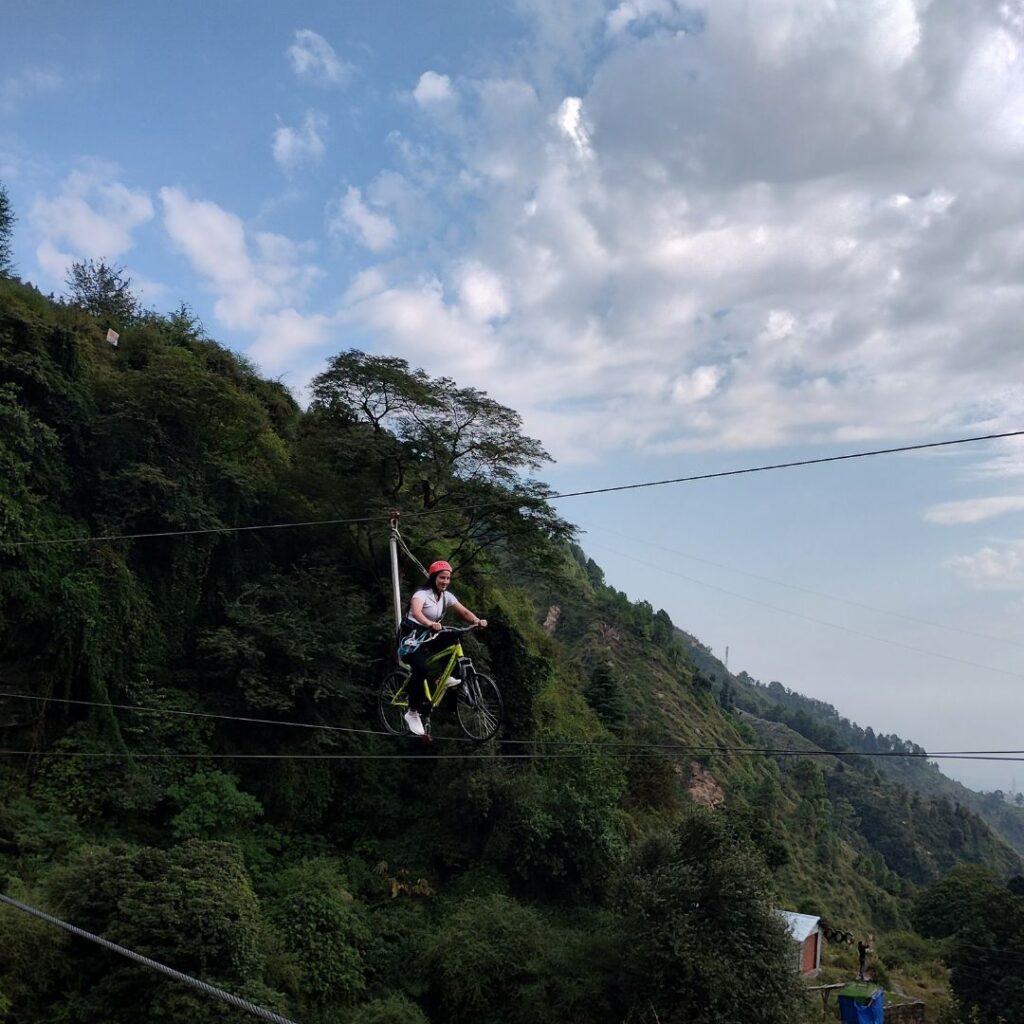 Sky Cycling in Dharamshala-Camp N Glide